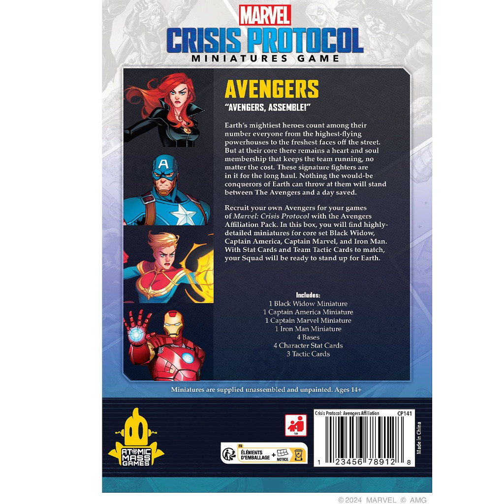 Marvel Crisis Protocol: Avengers Affiliation Pack: 2