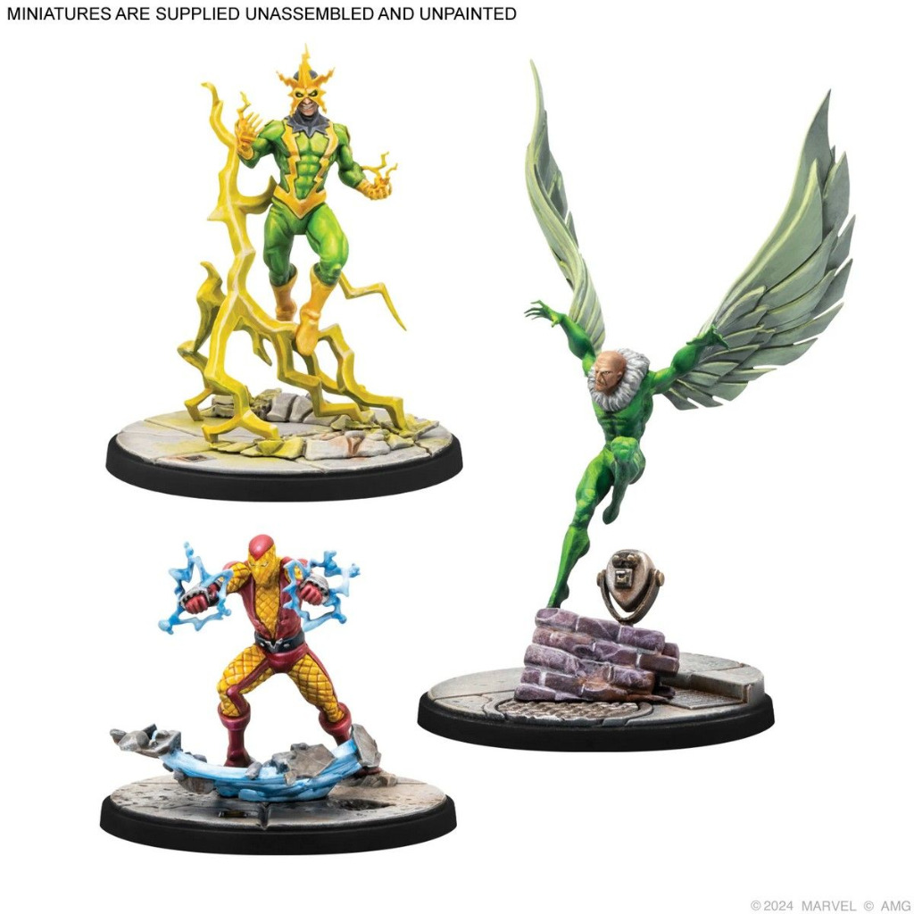 Marvel Crisis Protocol: Electro & Sandman & Shocker & Vulture 4