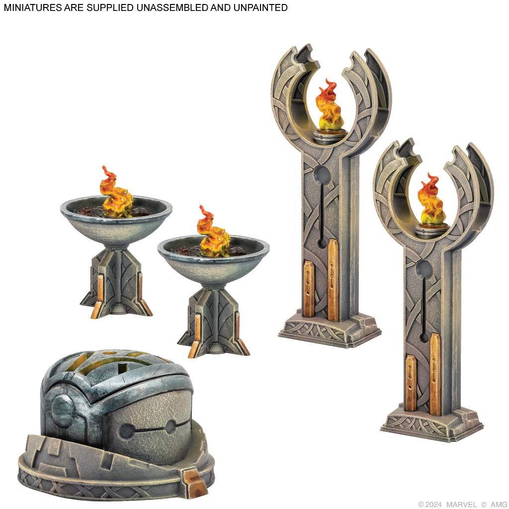 Marvel Crisis Protocol: Battle For Asgard Terrain Pack 4