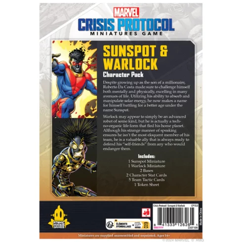 Marvel: Crisis Protocol - Sunspot & Warlock 2
