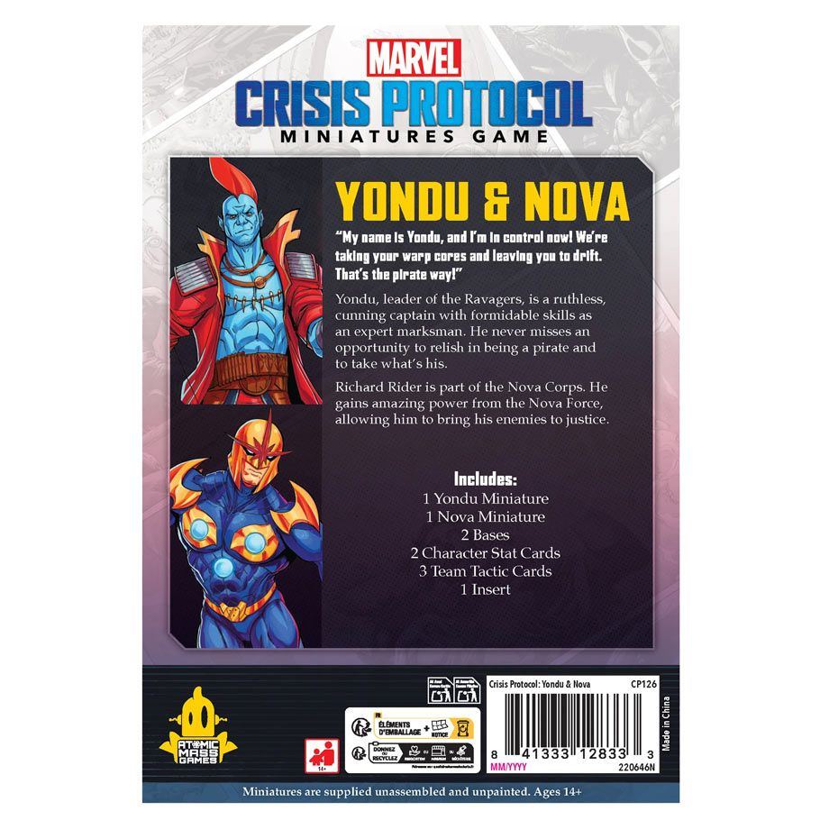 Marvel: Crisis Protocol Nova & Yondu 3