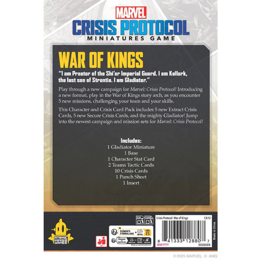 Marvel Crisis Protocol: War of Kings Crisis Card Pack 2