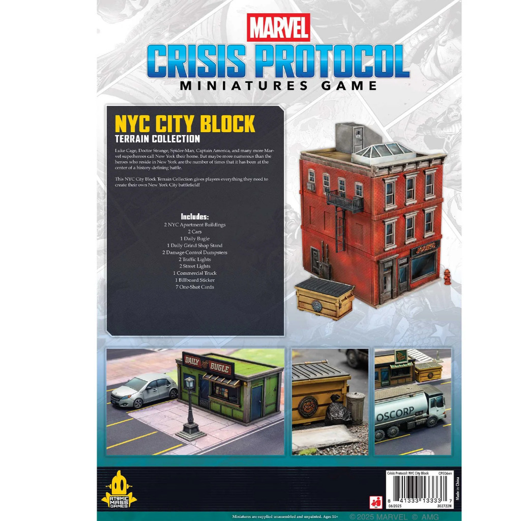 Marvel Crisis Protocol: NYC City Block Terrain Collection 2