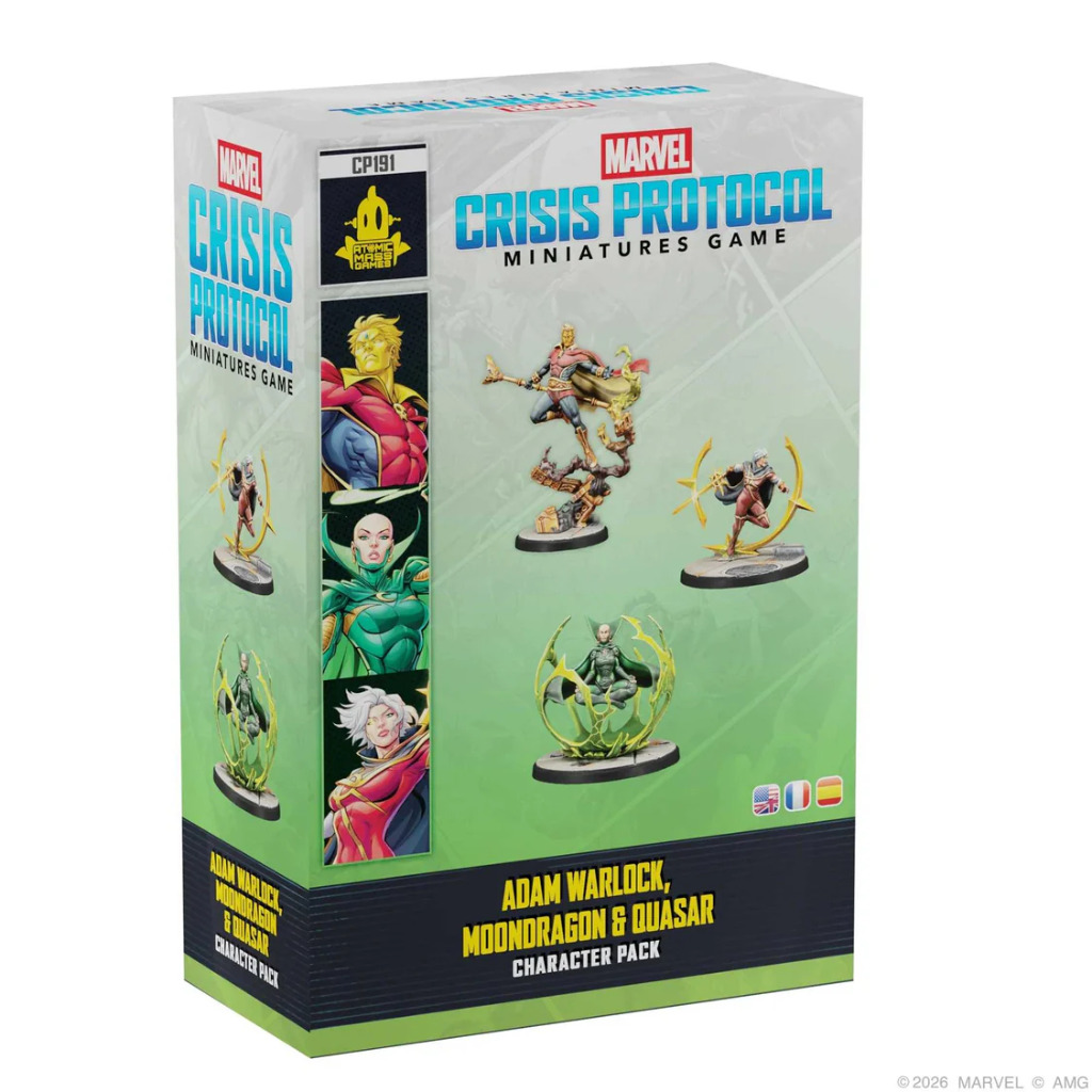 Marvel: Crisis Protocol Adam Warlock, Moondragon, Quasar Character Pack 1
