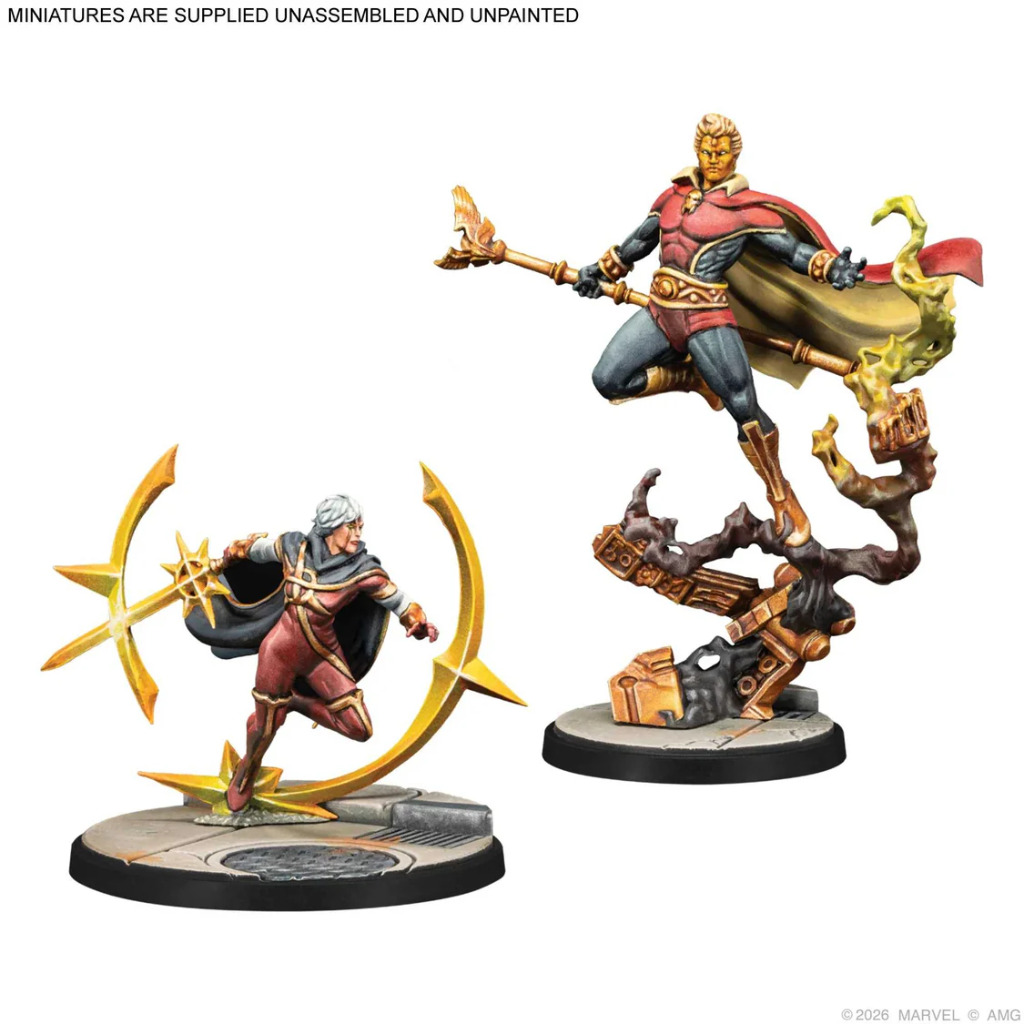 Marvel: Crisis Protocol Adam Warlock, Moondragon, Quasar Character Pack 4