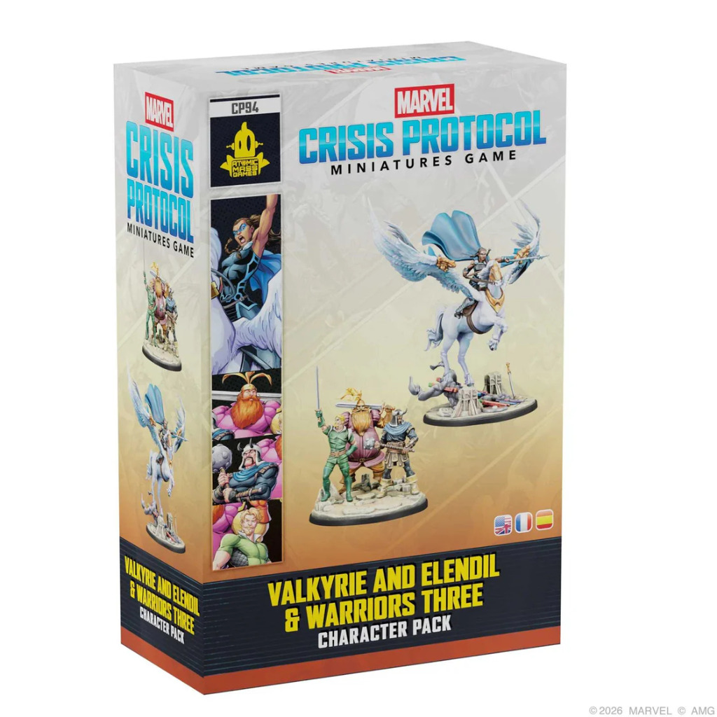 Marvel: Crisis Protocol Valkyrie on Aragon & Warriors Three 1