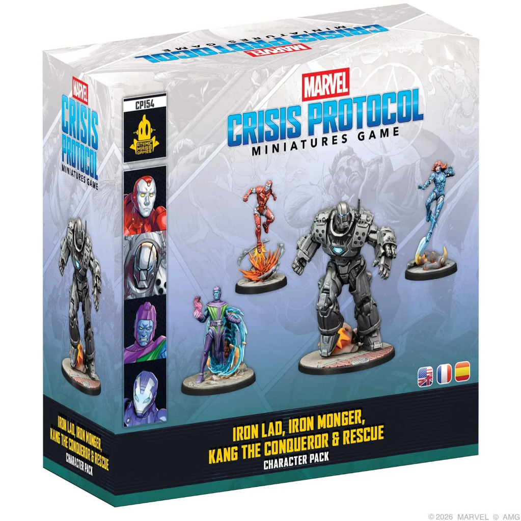Marvel: Crisis Protocol Iron Lad, Iron Monder, Kang The Conqueror & Rescue 1