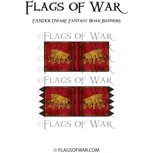 Dwarf Fantasy Boar Banners 1