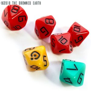 Official The Drowned Earth - Dice Set 1