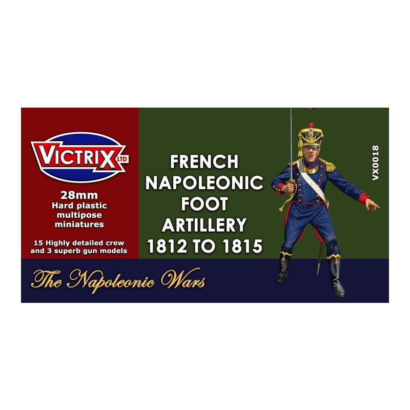 28mm French Napoleonic Foot Artillery 1812 to 1815 1
