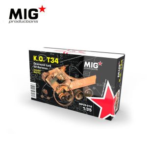 K.O. T34 Destroyed T34 Tank 1
