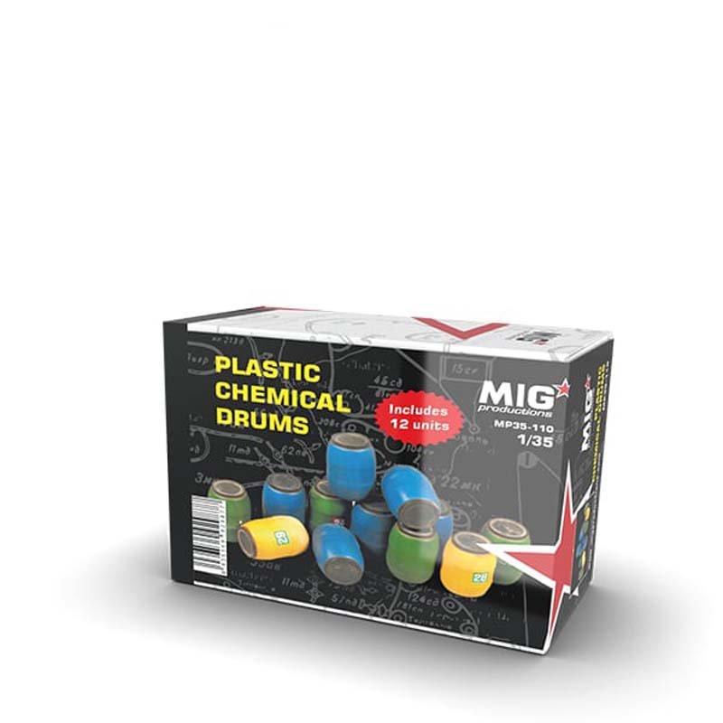 Plastic Chemical Drum 1:35 1