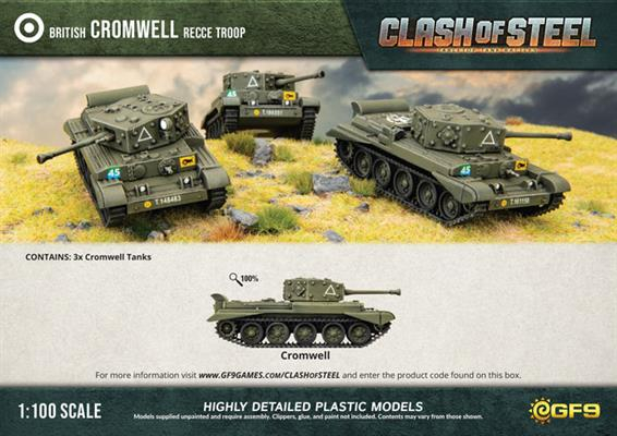 Cromwell Recce Troop (x3 Plastic) 2