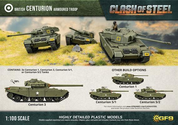 Centurion Armoured Troop (x3 Plastic) 2