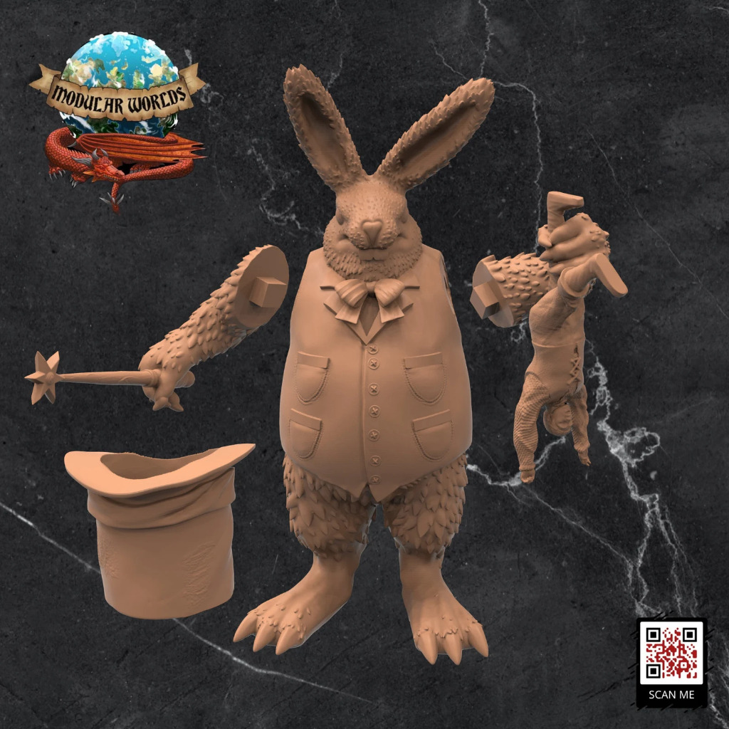 Rabbitfolk Magician & Giant Hat 6