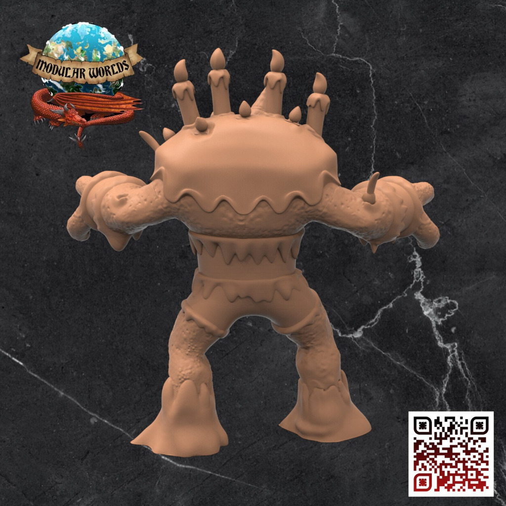 Cake Golem & Cake 5
