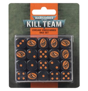 Kill Team Corsair Voidscarred Dice Set 1