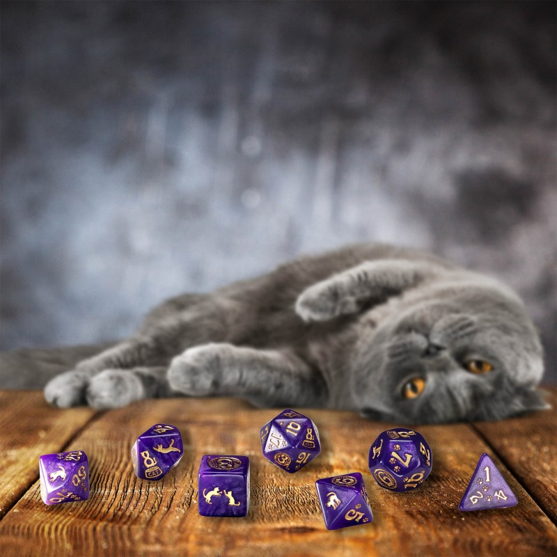 Dice Set: Purrito 2