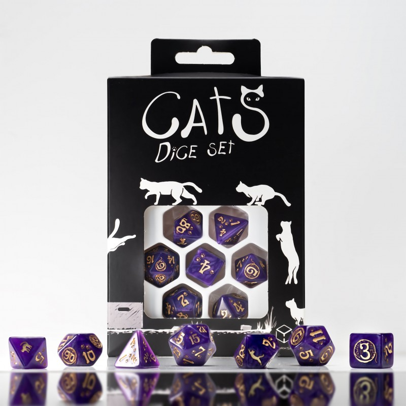 Dice Set: Purrito 5