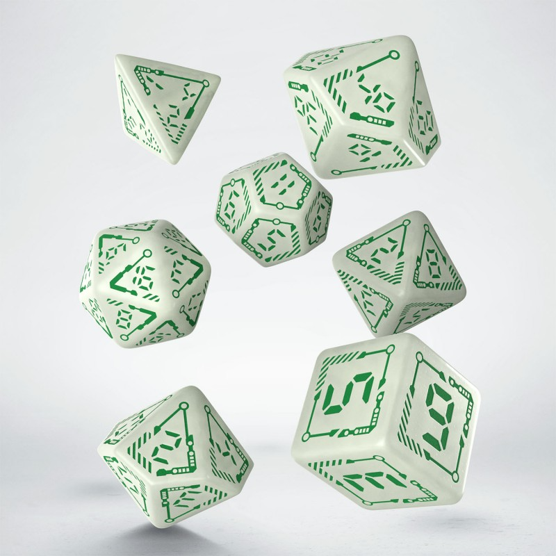 "Digital" Glowing Dice Set 2