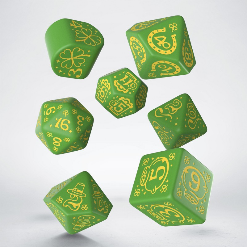 "Digital" Glowing Dice Set 12