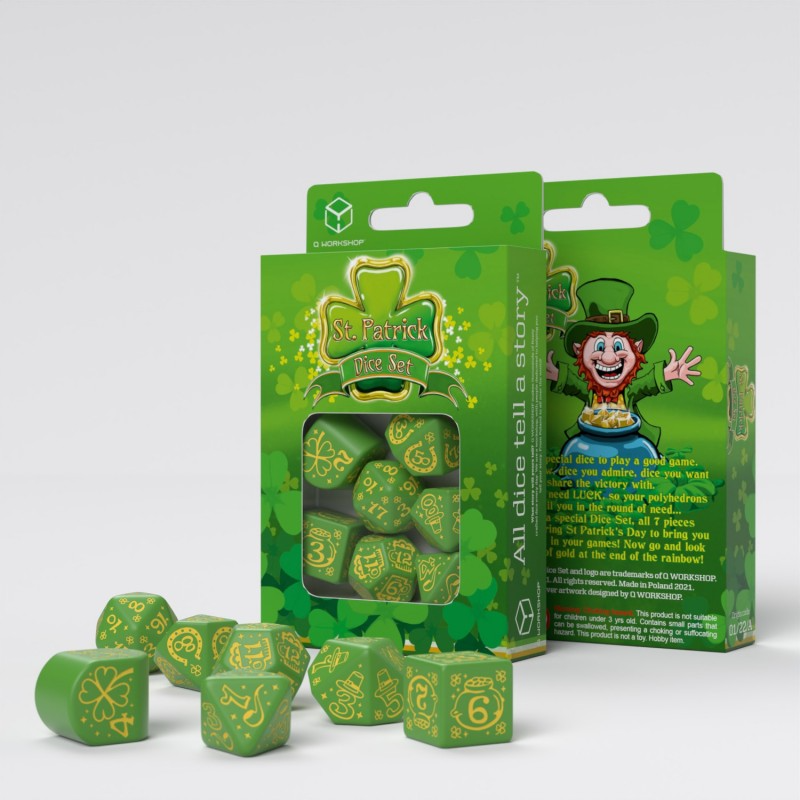 "Digital" Glowing Dice Set 13