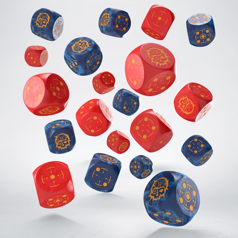 Crosshairs Compact D6: Cobalt & Red 6
