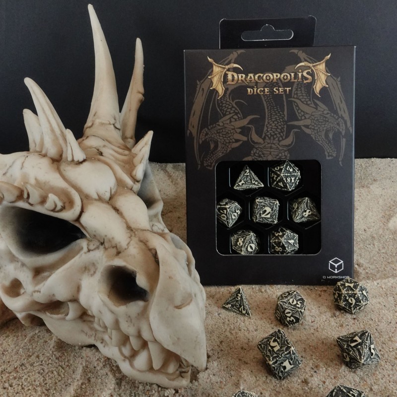 Dracopolis Dice Set - The Scandinavian Blackfang 2