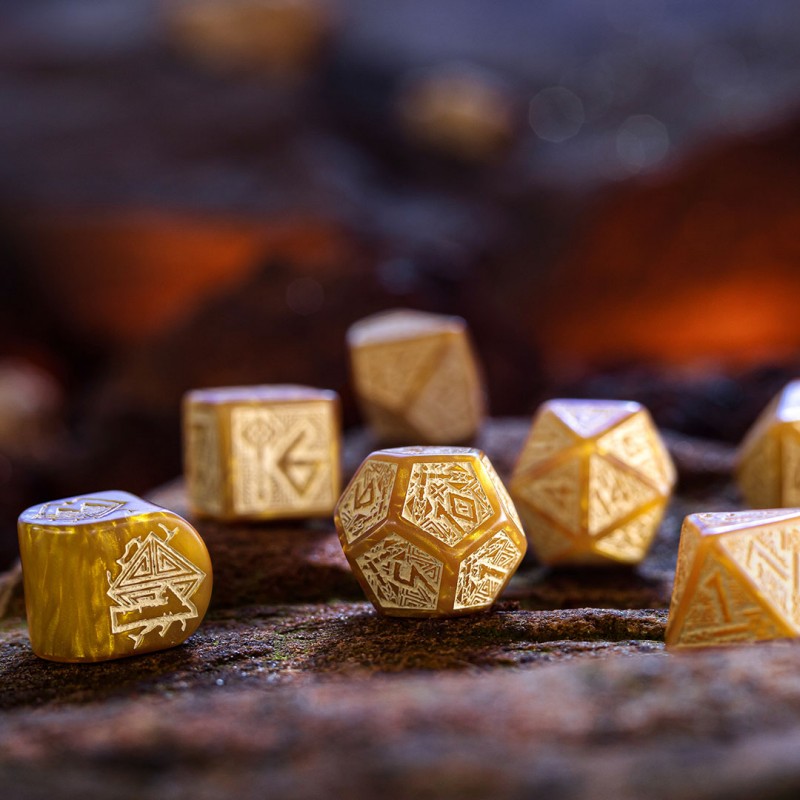 Dwarven Dice Set: Gold 2