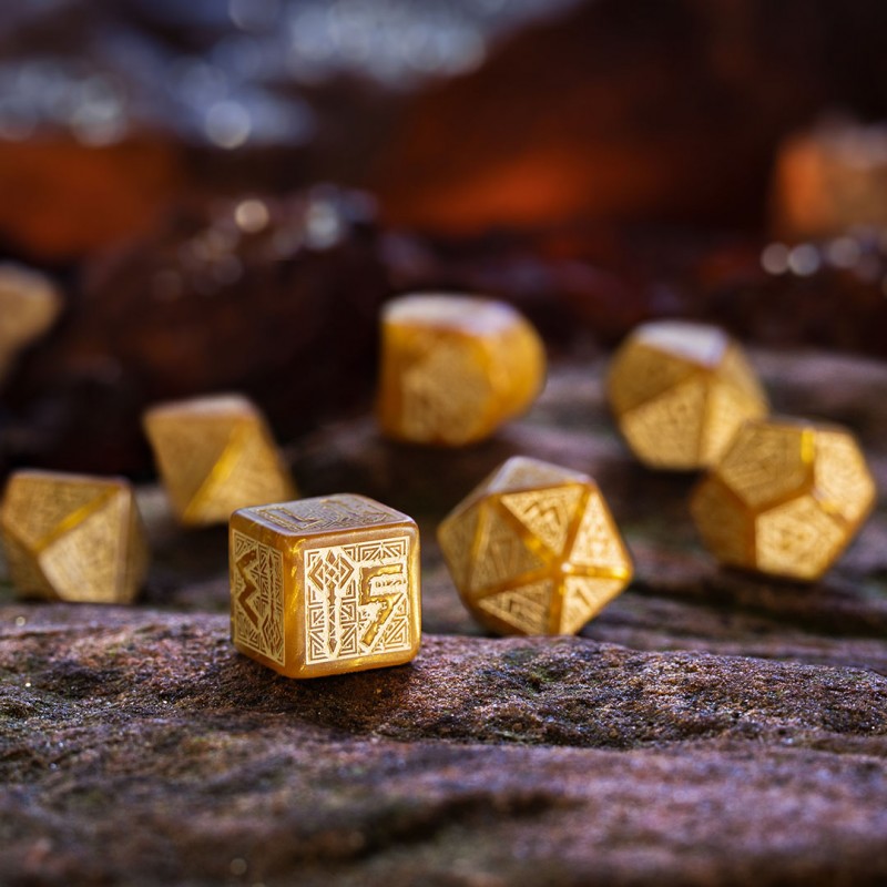 Dwarven Dice Set: Gold 3