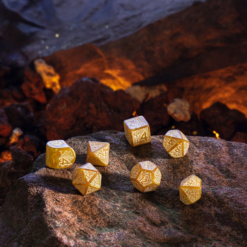 Dwarven Dice Set: Gold 4