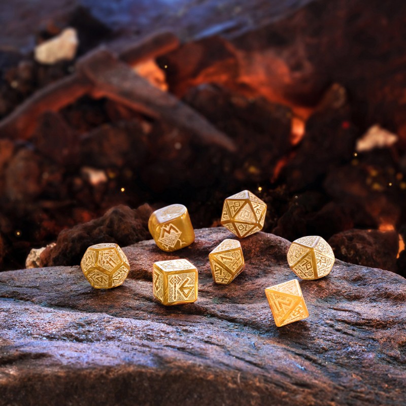 Dwarven Dice Set: Gold 5