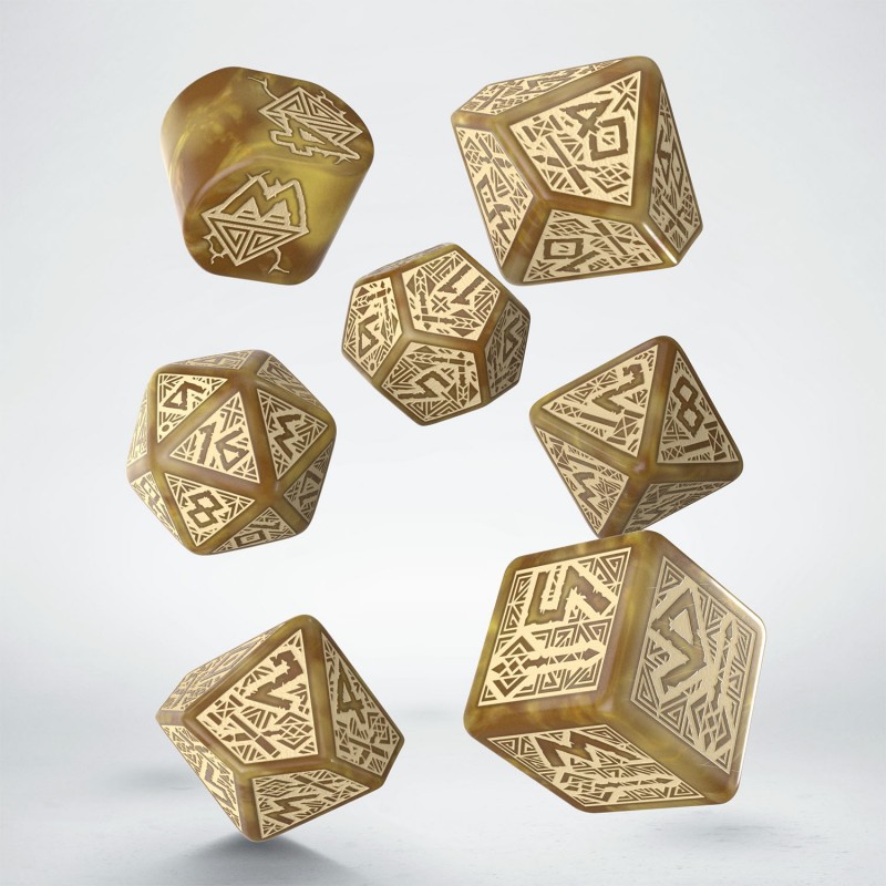 Dwarven Dice Set: Gold 6