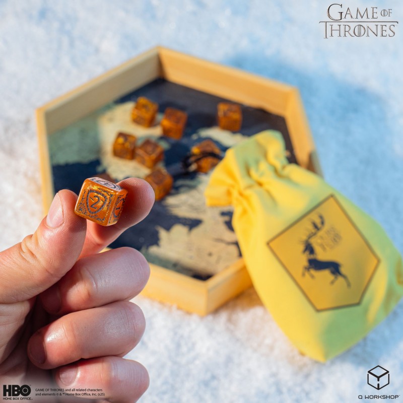 Game of Thrones. Baratheon 10xD6 Dice Set 2