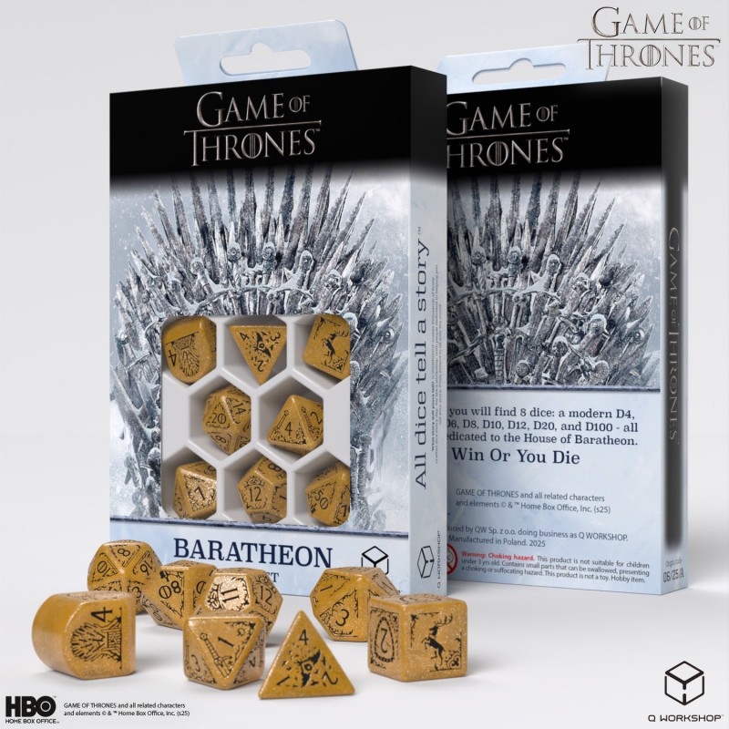 Game of Thrones. Baratheon Dice Set 8