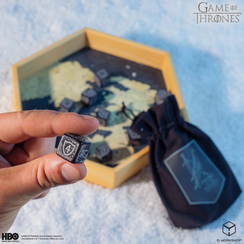 Game of Thrones. Night's Watch 10xD6 Dice Set 2