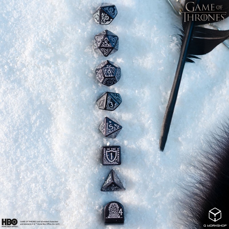Game of Thrones. Night's Watch Dice Set 5