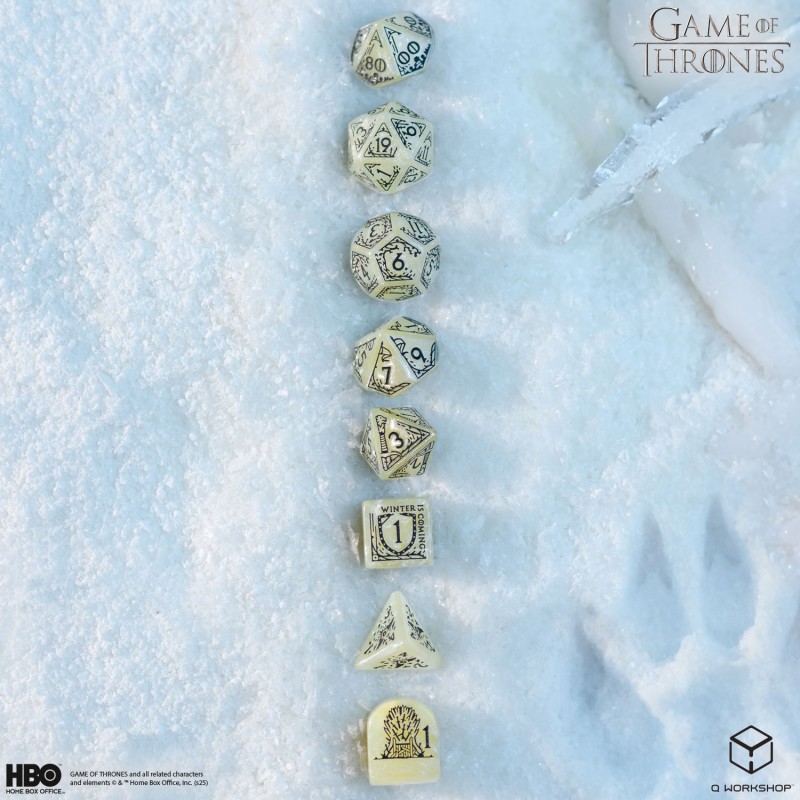 Game of Thrones. Stark Dice Set 5