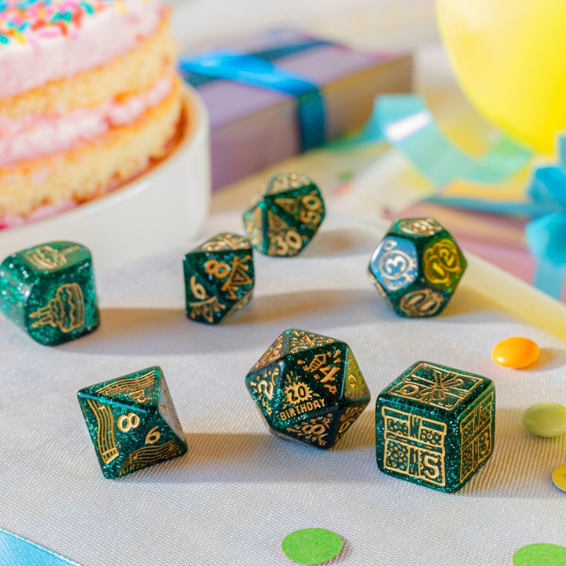Happy Birthday Dice Set: Balloons 2
