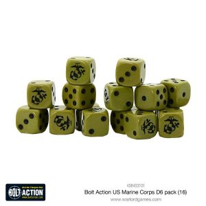US Marine Corps D6 Dice 1