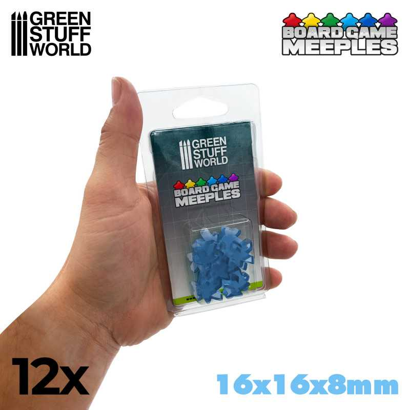Meeples 16x16x8mm: Light Blue 2
