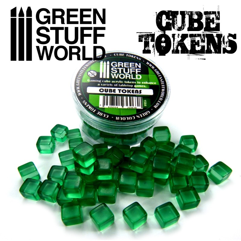 Green Cube tokens 2