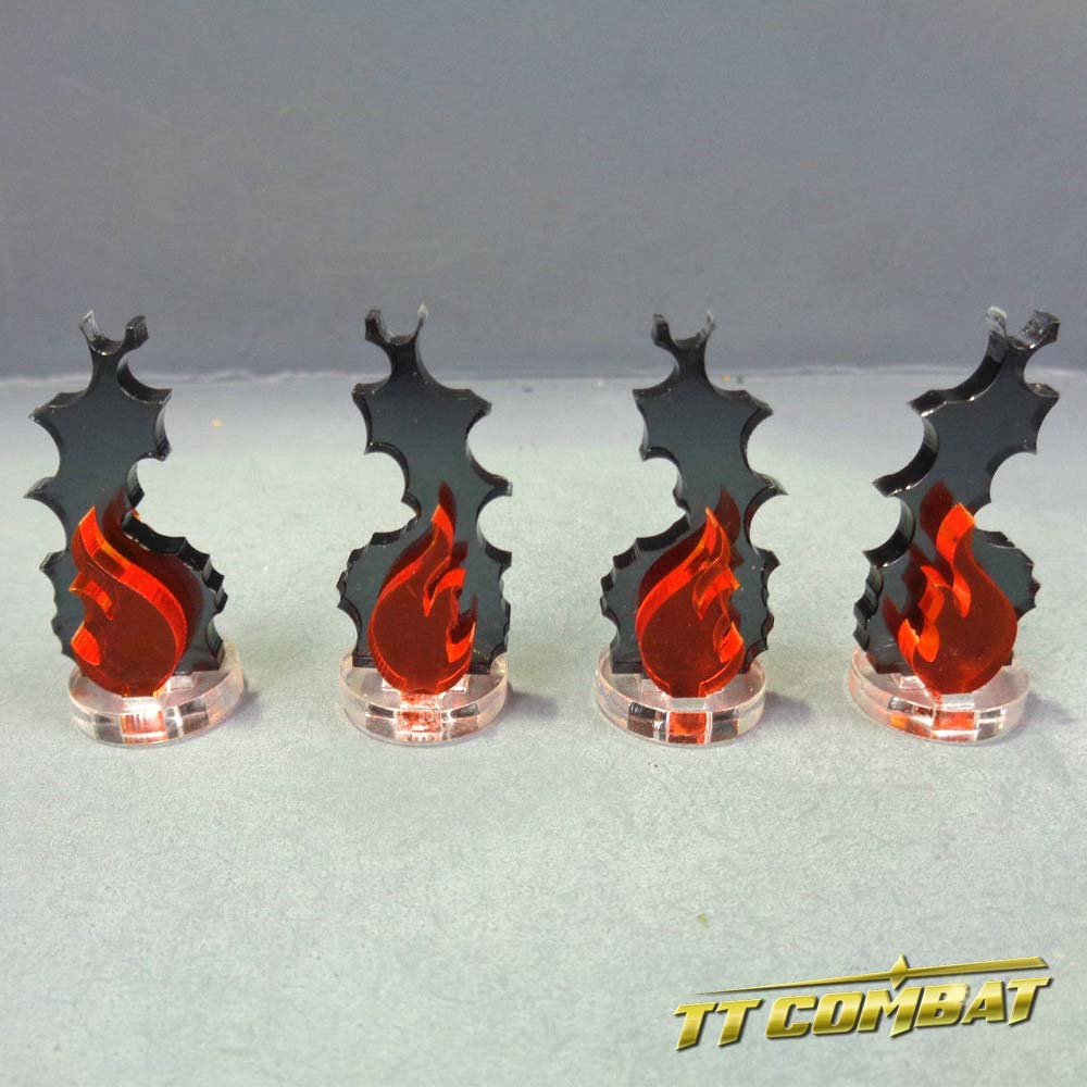 Wound Markers - Fire Markers (4) 1