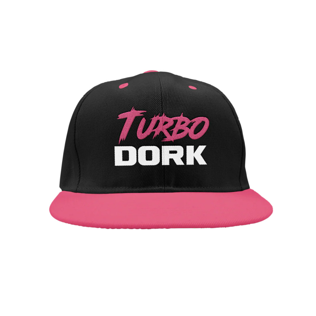 Turbo Dork Baseball Cap in Pink 2