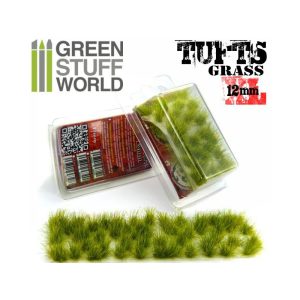 Grass TUFTS XL - 12mm self-adhesive - REALISTIC GREEN 1