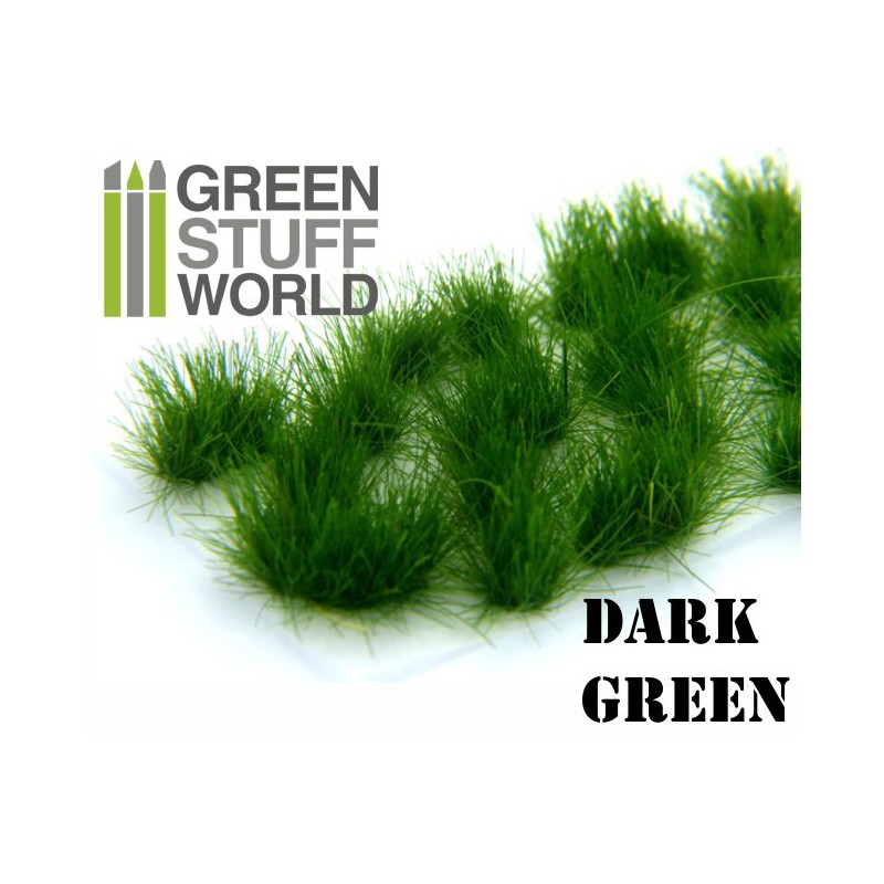 Grass TUFTS XL - 12mm self-adhesive - DARK GREEN 2