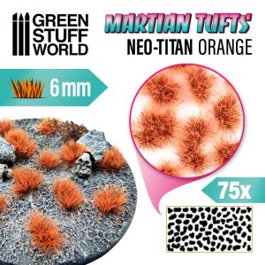 Martian Fluor Tufts - NEO-TITAN ORANGE 1
