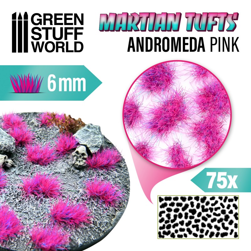Martian Fluor Tufts - ANDROMEDA PINK 1