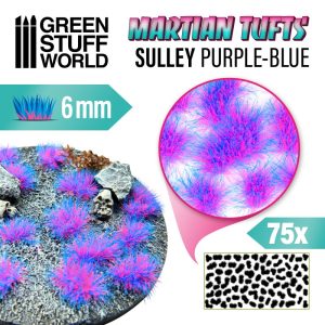 Martian Fluor Tufts - SULLY PURPLE-BLUE 1