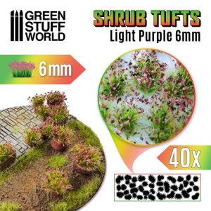Shrubs TUFTS - 6mm self-adhesive - PURPLE 1